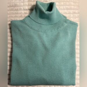 Saguaro Teal Turtleneck Sweater